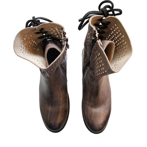 Bed Stu Bridgewater Grey Leather Boot - Picture 6 of 7